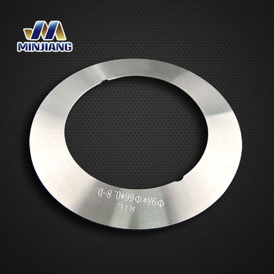 Mirror Polished Circular Carbide Slitter Knives For Tobacco Industry Machines