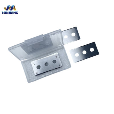 Mirror Polished Carbide Three Hole Slitter Blades Applied In Lithium Battery Cutting