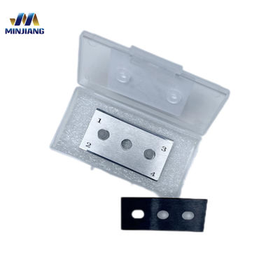 Premium Tungsten Carbide Three Hole Slitting Blade In Lithium Battery Cutting