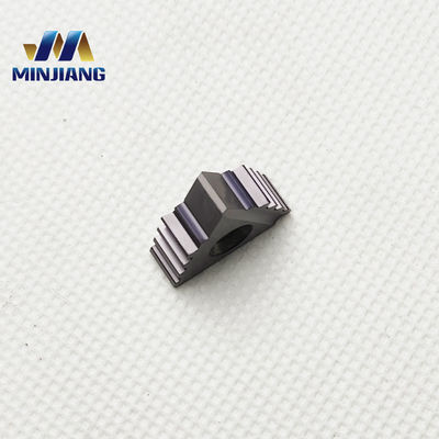 Durable Tungsten Carbide Whitworth 55° Pipe Thread Turning Inserts For Stainless Steel