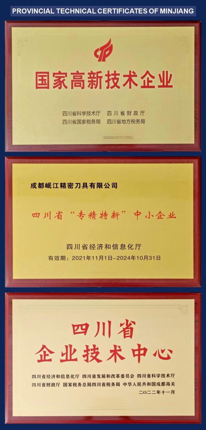 China Chengdu Minjiang Precision Cutting Tool Co., Ltd. factory